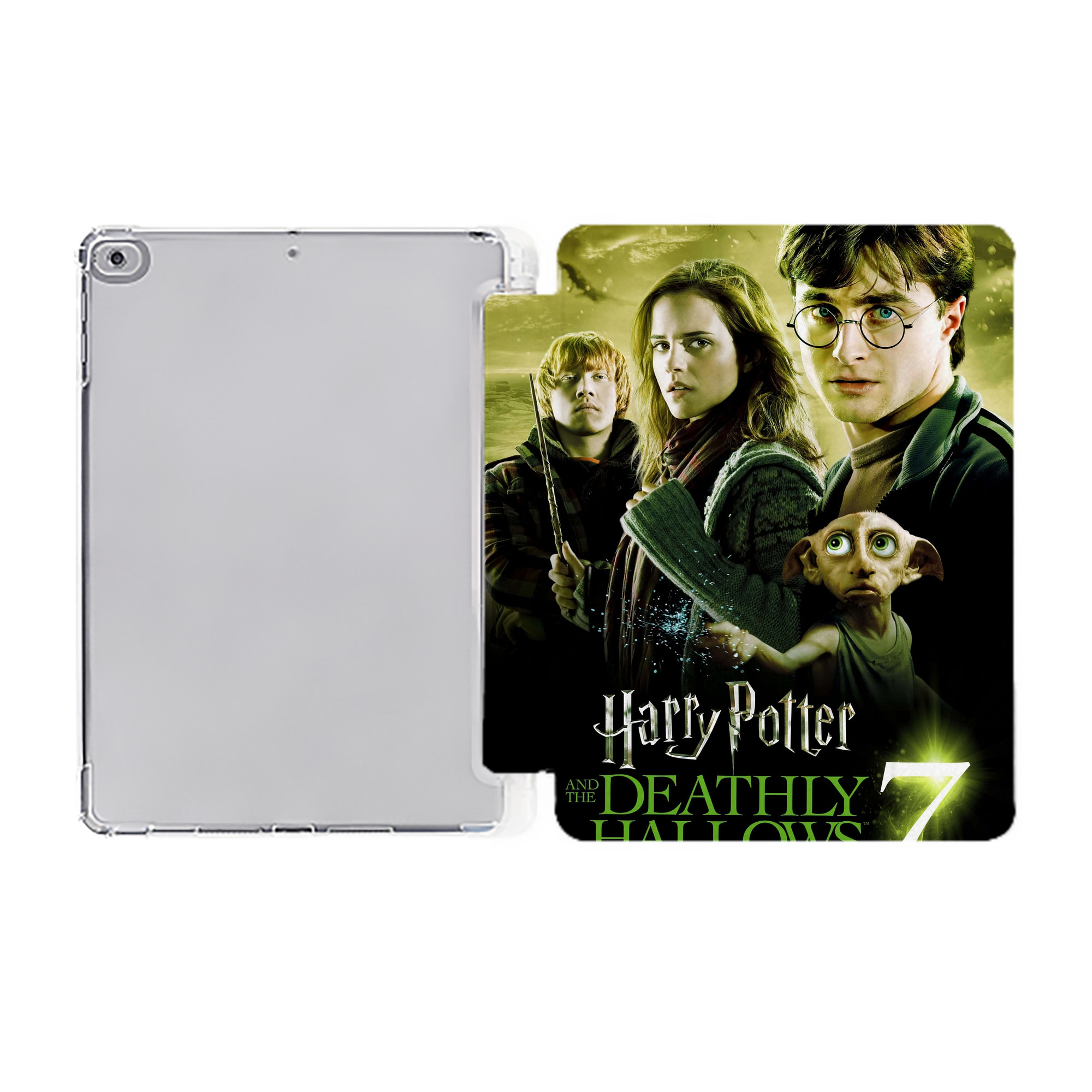 （画像用） Harry Potter ハリー・ポッターシリーズ IPad ケース ペン収納付き 三つ折りスタンド PUレザー×シリコン 対応機種9.5/10.5/10.9インチ